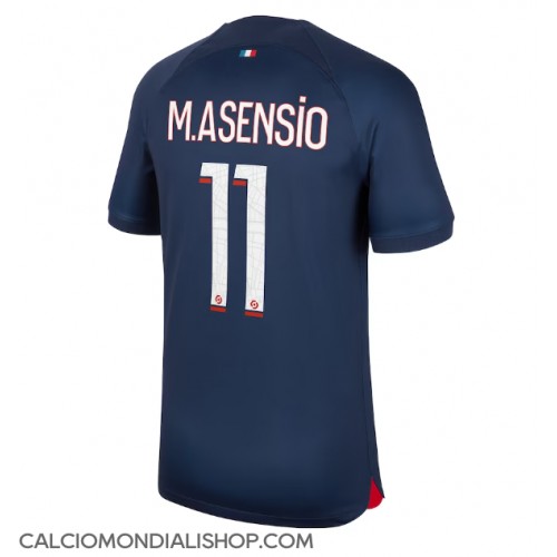 Maglie da calcio Paris Saint-Germain Marco Asensio #11 Prima Maglia 2023-24 Manica Corta